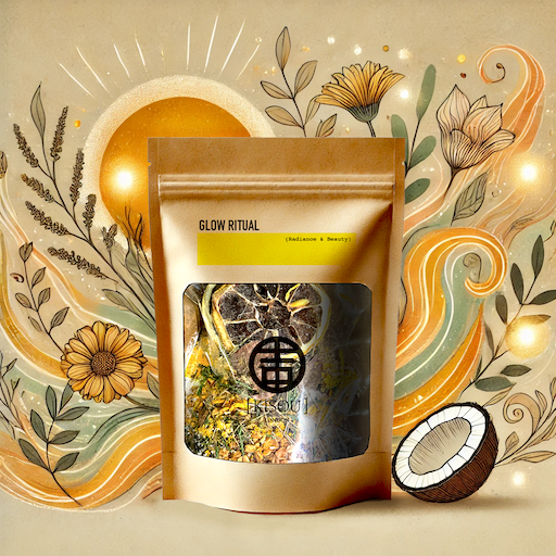 KISOU GLOW RITUAL ‘’parlaklik ve güzellik'’- Dogal Organik Bitki Banyo Karisimi