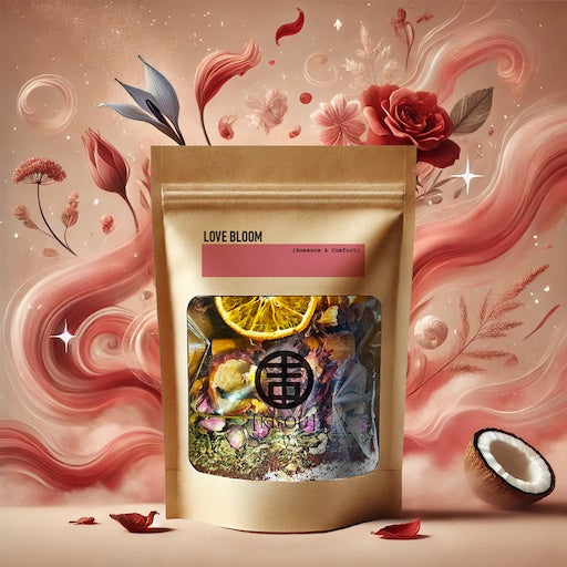 KISOU LOVE BLOOM ‘’ Romantizm ve Konfor ‘’ - Doğal Organik Banyo Karışım Seti