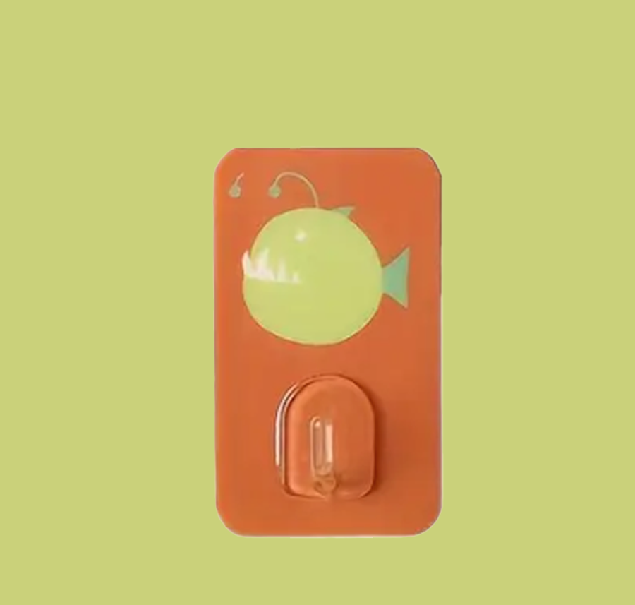 UrbanCove Co. - 8 Piece Cute Self Adhesive Waterproof and Strong Adhesive Clear Wall Hanging Set