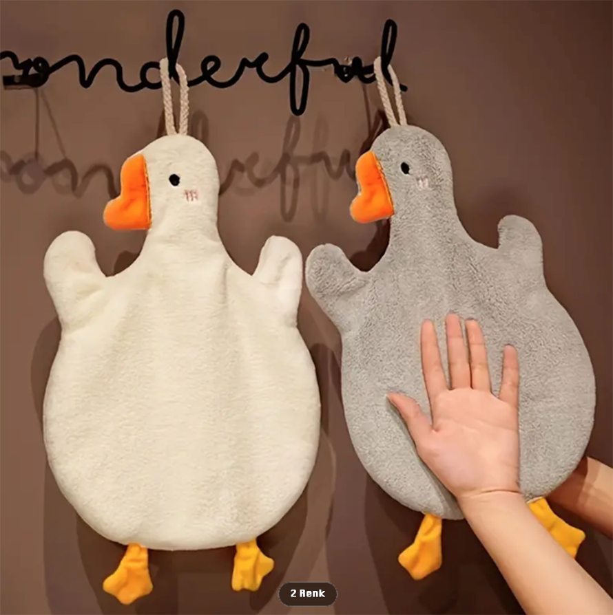 Ördek Şekilli Süper Hızlı Kuruyan Mikrofiber Havlu