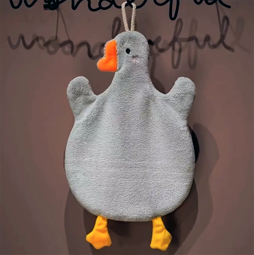 Ördek Şekilli Süper Hızlı Kuruyan Mikrofiber Havlu