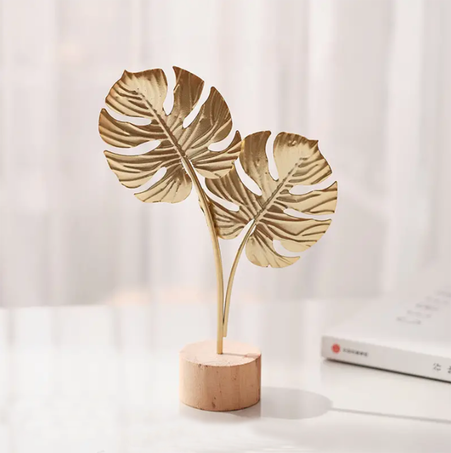 UrbanCove Co. - Nordic Style Gold Color Cast Iron Figures