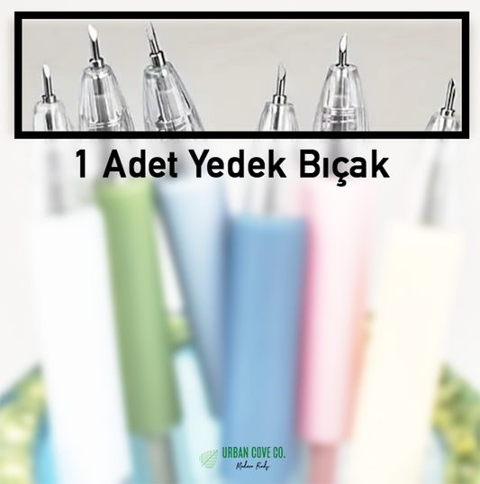 UrbanCove Co El Sanatları, Kağıt Kesme Kalemi İçin 1 Adet Yedek Bıçak - (Kalem Dahil Değildir)