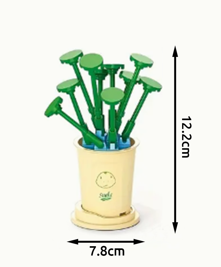 Potted Plants and Flowers Building Toys, Home Decoration